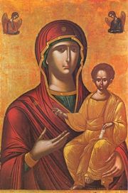 Icon of the Theotokos and Jesus Christ