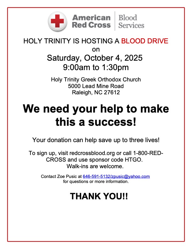 Blood Drive Poster