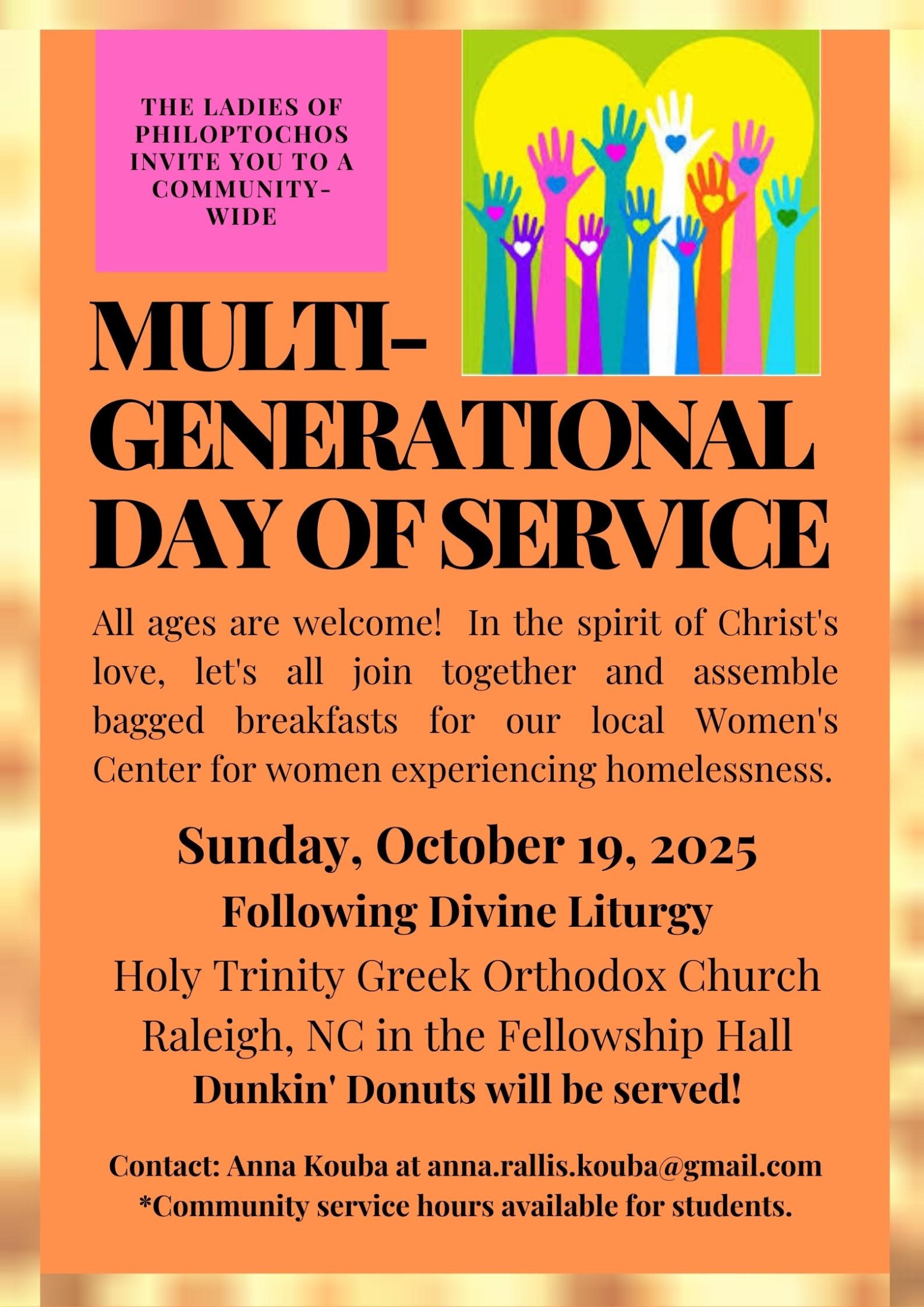 Philoptochos Day of Service