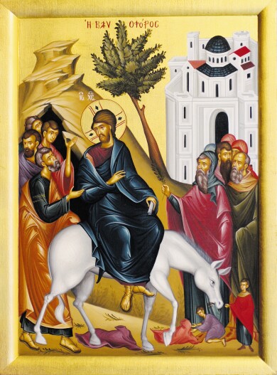 Icon of Palm Sunday